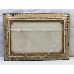 Jack Rigg (British 1927-): Fishing Boat Returning to Whitby Harbour by Moonlight, oil on canvas signed, dated 1972 verso 50cm x 75cm