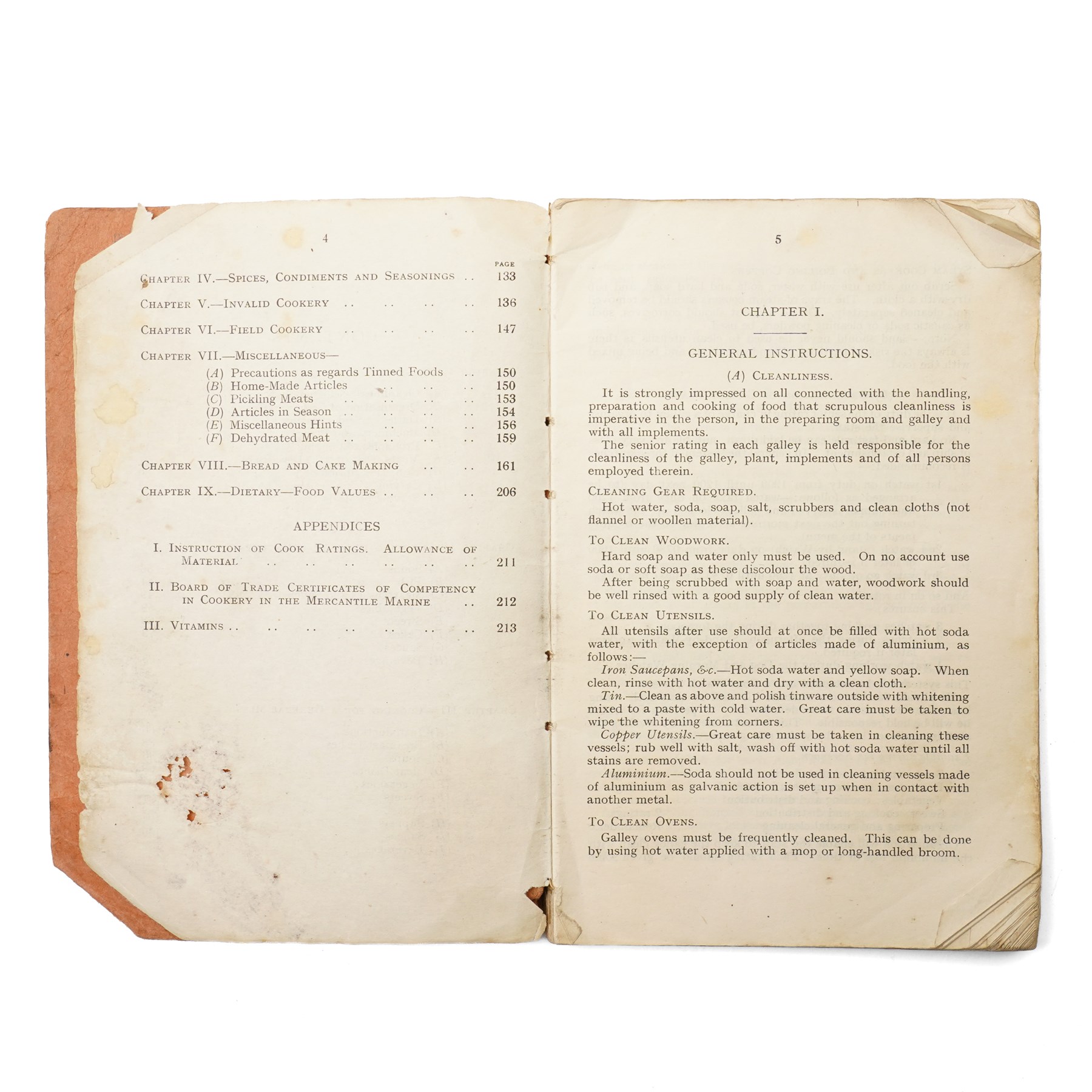 WWII photo album of Malta containing original photographs with annotations, including Battle ships, harbours, soldiers and buildings, together with Manual of Naval Cookery 1945 Naval book
