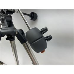 Celestron Astromaster 114 telescope and tripod stand, F=1,000mm, D=114