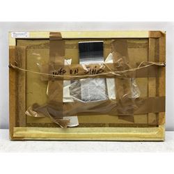 Reginald Arthur Borstel (Australian 1875-1922): Sailing Ship's Portrait 'Milverton', oil on board signed titled and dated 1916, historical info. verso 28cm x 42cm
Notes: the Windjammer Milverton was built by Oswald Mordaunt & Co of Southampton for a Liverpool firm, in British ownership till 1914, at the time of painting in the Australian ownership of 'Laidlaw & Harkis, 64 Union St., Pyrmont, Sydney, NSW' 