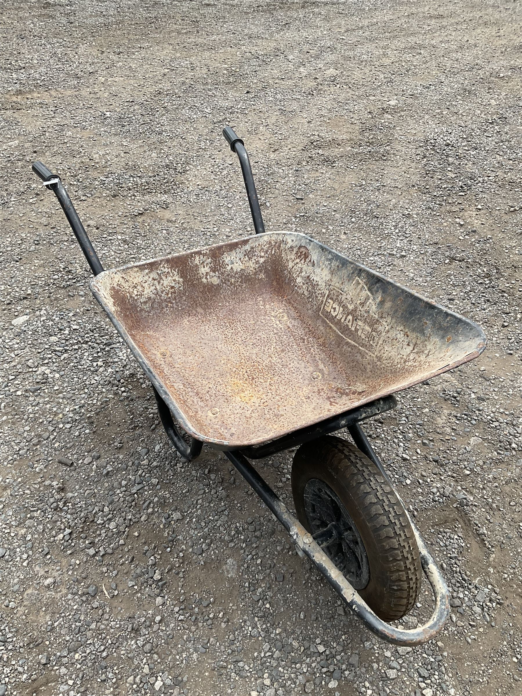 “Defiance” wheelbarrow  - THIS LOT IS TO BE COLLECTED BY APPOINTMENT FROM DUGGLEBY STORAGE, GREAT HILL, EASTFIELD, SCARBOROUGH, YO11 3TX