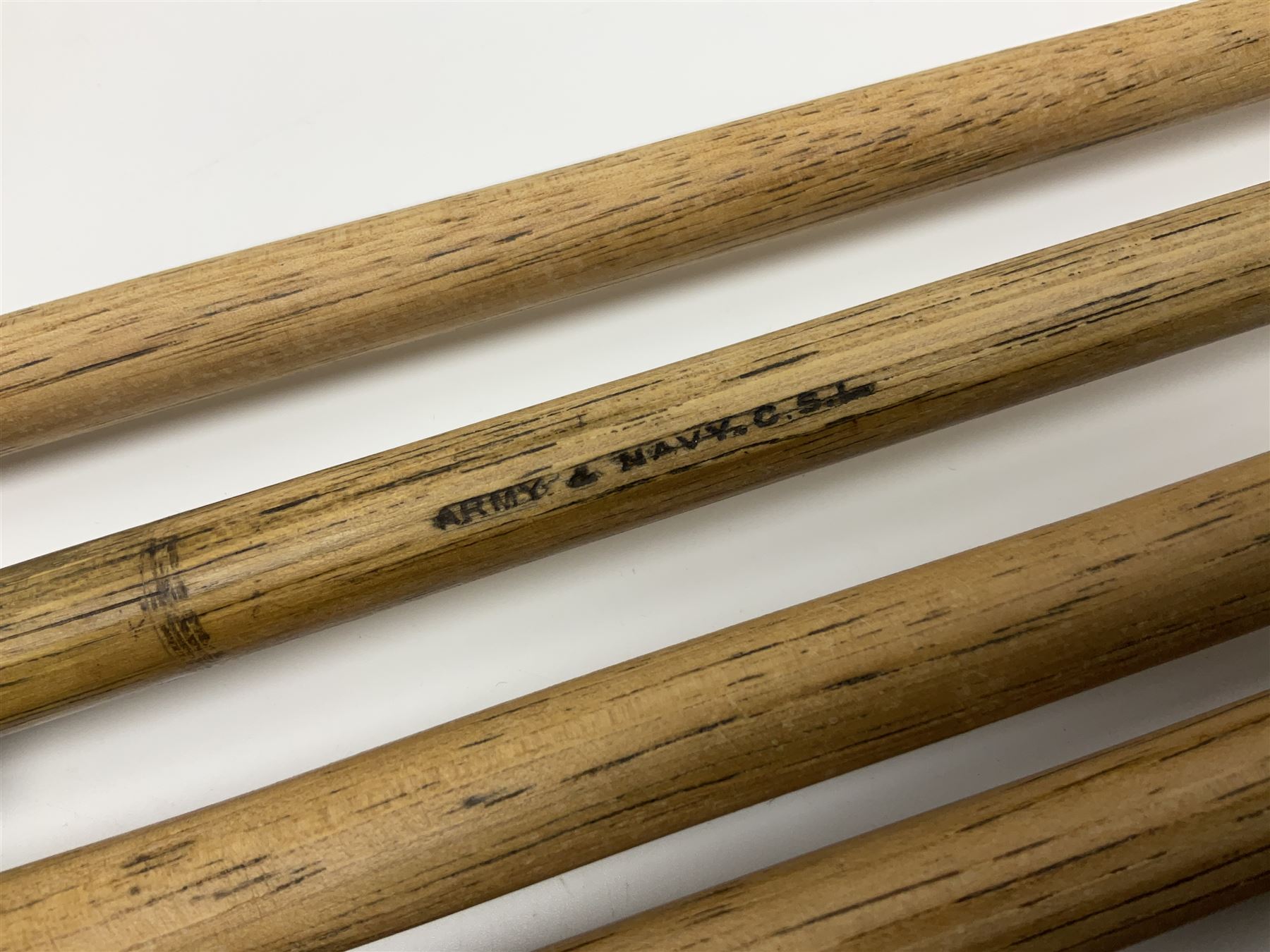 Collection of vintage wooden shaft golf clubs, including J & D Clark,  J Winton, etc (7)