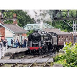 Family Travel Voucher with North Yorkshire Moors Railway. 

Enjoy a Pickering to Whitby return journey along the beautiful NYMR heritage line for two adults and up to three children. Passing through Levisham, Goathland & Grosmont you’re sure to encounter breathtaking views and enjoy a fantastic day out. Bookable anytime during the 2023 season. 

Generously donated by NYMR.
