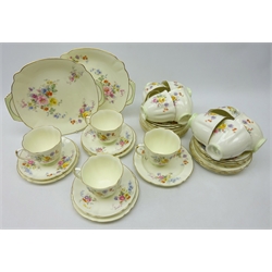  Royal Doulton 'Maytime' part teaware comprising, twelve teacups, eleven saucers, twelve tea plates and two sandwich plates (37)   