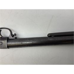 Diana Model 27 .177 air rifle with under lever action and walnut stock L108cm