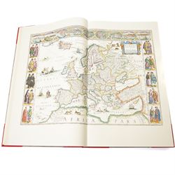 Blaeu's Atlas of England, Scotland, Wales and Ireland - facsimile reprint of Blaeu's maps, limited edition 40/500, published Thames and Hudson, London, half morocco, folio in slip case