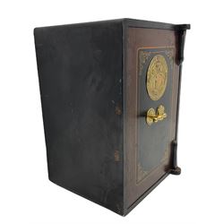 Victorian painted cast iron safe by 
