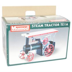 Mamod TE1A Steam Tractor live steam engine, in black, red and green finish, boxed 