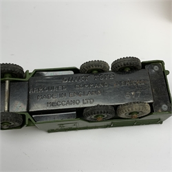 Dinky - eight military vehicles comprising 7.2 Howitzer No.693, Armoured Command Vehicle No.677, Military Ambulance No.626, Armoured Car No.670, 25-Pounder Field Gun No.686, Austin Champ No.674, Army Water Tanker No.643 and Scout Car No.673, all boxed (8)