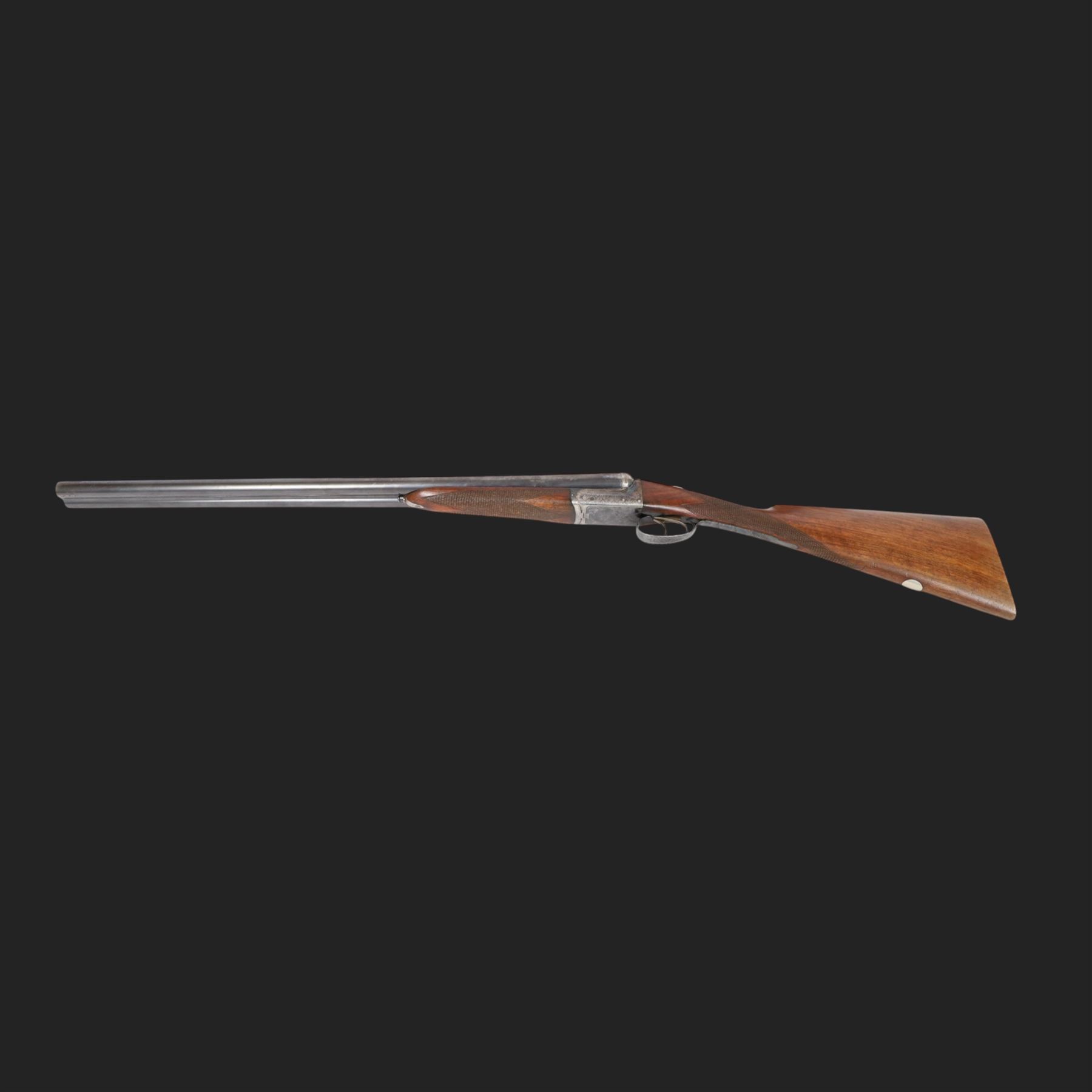 William Evans 12 bore double trigger boxlock ejector, side by side double barrel shotgun with 66cm (26