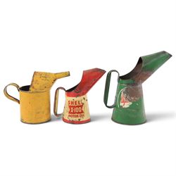 Clarington Highways lamp, together with a bialaddin lamp and three oil jugs