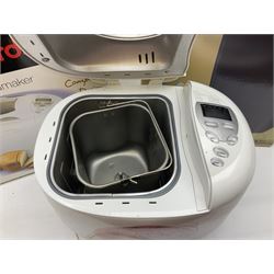 Honeywell dehumidifier HDE020E in original box and Morphy Richards Compact coolwall breadmaker, in original box 