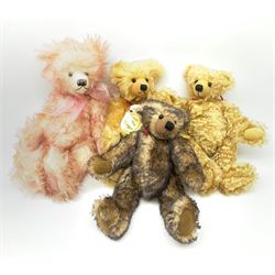 Three modern ABJ (Actually Bears by Jackie) limited edition teddy bears - 'Humbug' No.1/1 H13