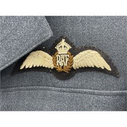 RAF pilot officer's tunic, bears Gieves label 'W.L. Dumble C/68/11406 L/6/51'