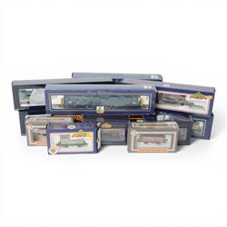 Five 00 gauge locomotives, comprising Mainline 37060 4-6-0 Rebuilt Scot Class locomotive, ...