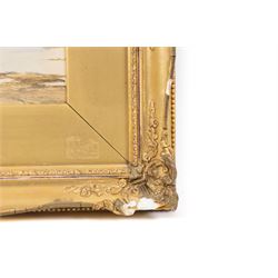 Thomas Miles Richardson Jnr. (British 1813-1890): 'A Castle Ruin', watercolour signed with initials 24cm x 35cm