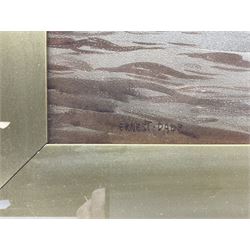 Ernest Dade (Staithes Group 1868-1934): The Pool of London and Tower Bridge, watercolour signed 45cm x 82cm