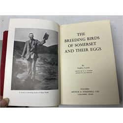 Lewis Stanley: The Breeding Birds of Somerset and their Eggs. Ndc1952. Photographic illustrations. Dustjacket: Tweedy Maureen: Bahrain and the Persian Gulf; Barron Evan Macleod: The Scottish War of Independence. 1914. First edition. The original blue cloth binding named to A.J. Balfour Whiitingehame 1914 on front cover; dis-bound copy of The Carpenter and Joiner, Stair Builder and Hand-Railer by Robert Riddell; and The X Directory of Kink Cards 1984/1994 (5)