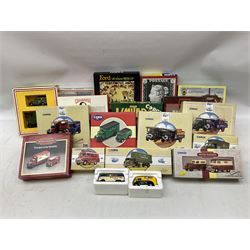 Nineteen boxed Corgi die-cast models sets, to include 50th Anniversary Battle of Britain, The Ruddles, The Bass, Ford- the general utility car, 150th Anniversary Penny Post, White Bread, Charrington etc