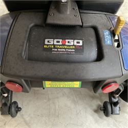 GoGo Elite Traveller four wheel electric mobility scooter, with charger (no key)