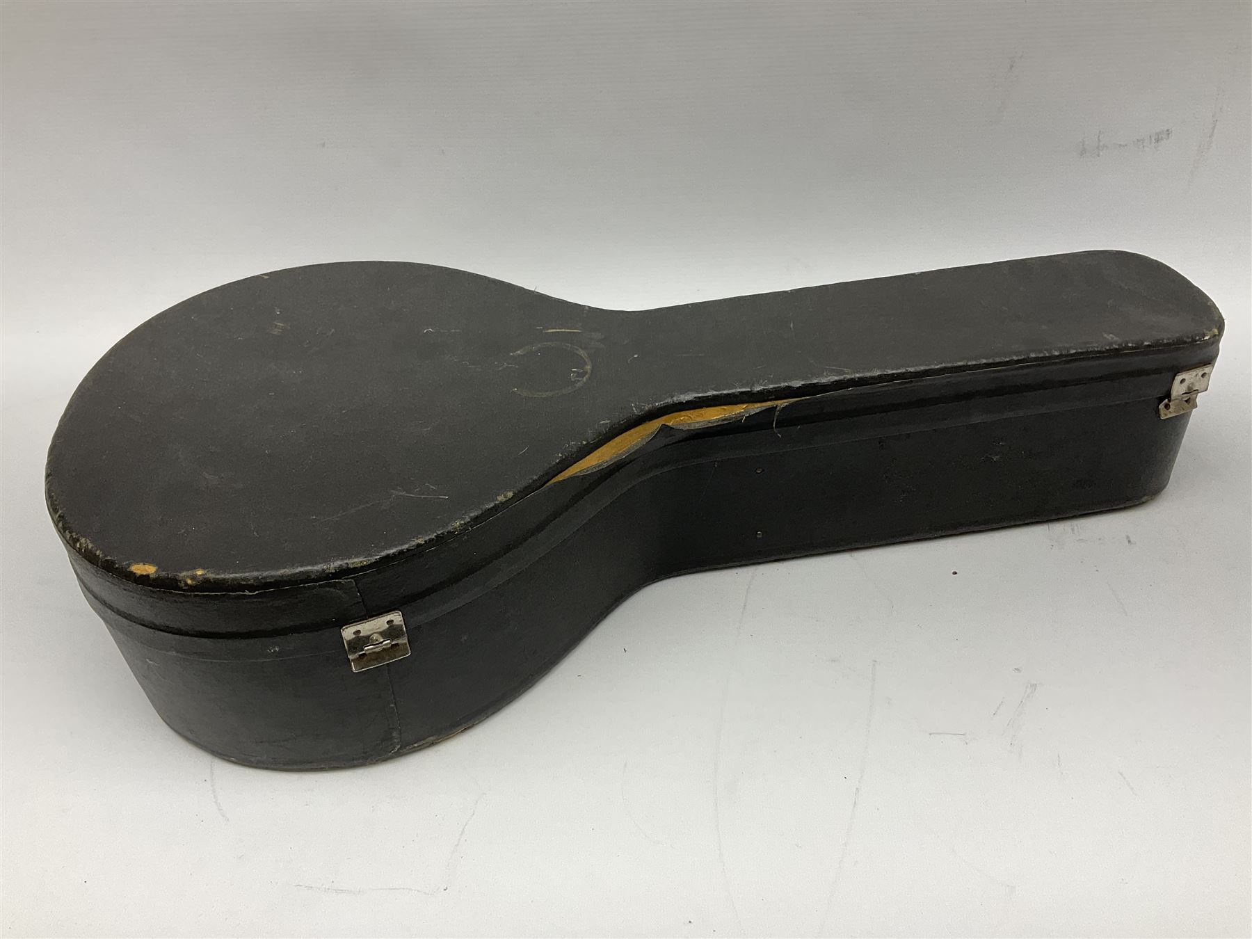 Rosetti Serenader eight-string mandolin with slightly bowed segmented maple back and ribs and ivorine mounts L62cm; in carrying case