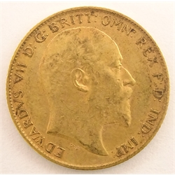 King Edward VII 1904 gold half sovereign  