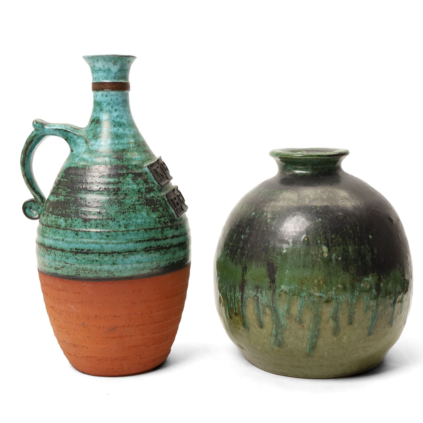 Collection of studio pottery, artists to include Michael Crosby-Jones, George Ormerod, Clive Brooker and others (7) 