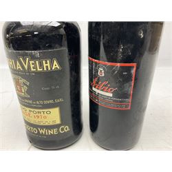 Royal Oporto Wine Co, 1970, vintage port, 75cl, unknown proof and Sibio, 1970, vintage port 75cl, 20% proof (2)