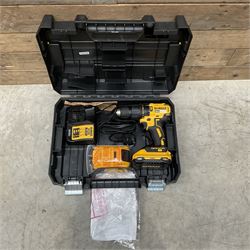 DeWalt DCD778 18V combi brushless cordless drill, with 2 x batteries, charger and hard case