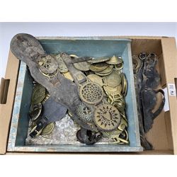 Various horse and rally brasses or plaques including some on leather straps, many relating to the Driffield Steam & Vintage Rally etc, in two boxes