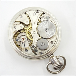 Silver pocket watch by Record Dreadnought, case by Smith & Ewen, Chester 1932 and a silver half hunter pocket watch by Rotary hallmarked