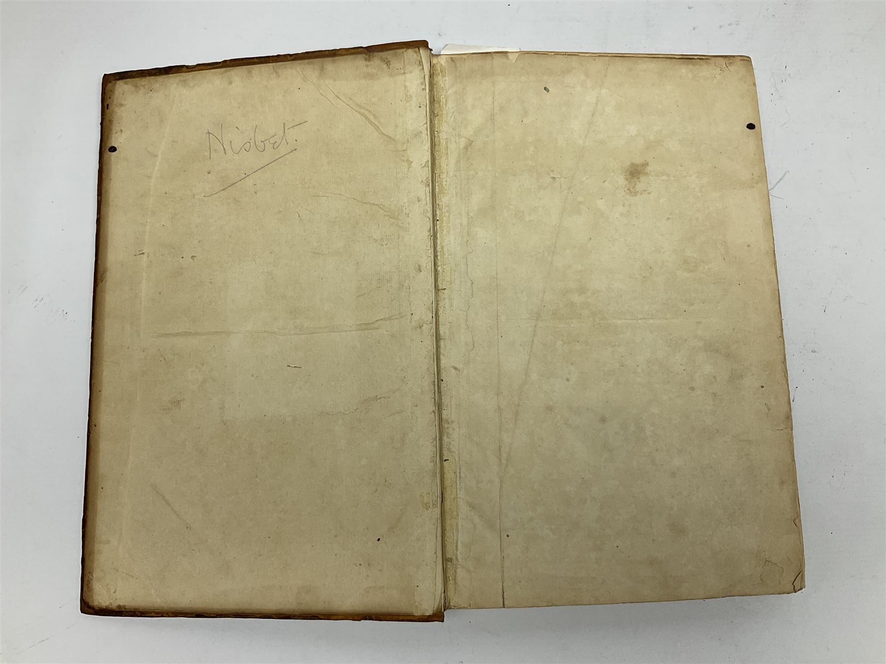 Nisbet Alexander: A System of Heraldry Speculative and Practical with the True Art of Blazon According to the Most approved Heralds in Europe[...], R. Fleming, Edinburgh, 1722, 1742, 2 vols, engraved plates, full calf binding re-backed using original boards 

