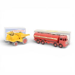 Dinky Supertoys no. 962 Muir-Hill Dumper Truck diecast model, together with an Atlas Editions Dinky replica  no. 943 Leyland Octopus Tanker Esso, both boxed