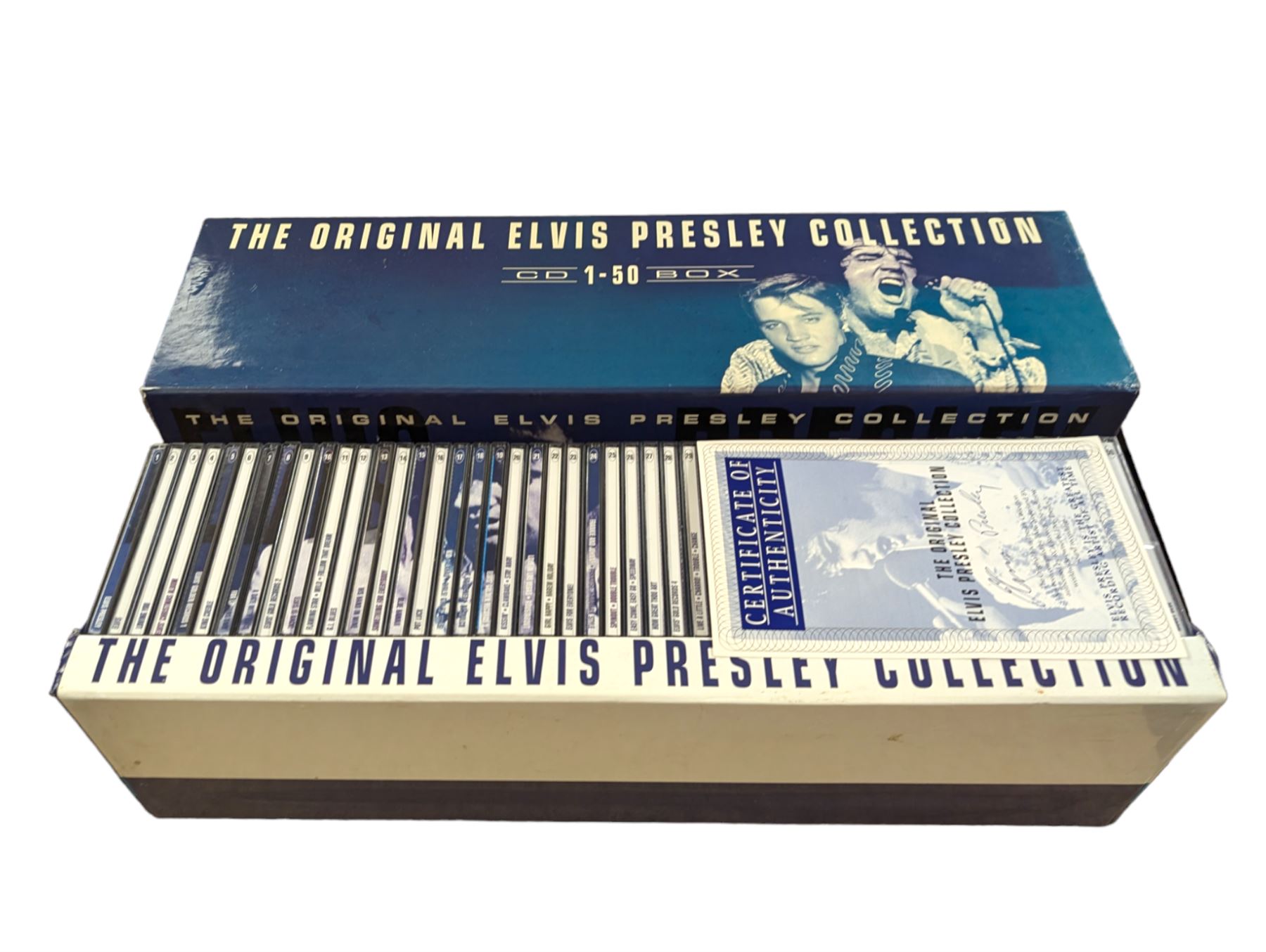 The Original Elvis Presley Collection, 50 CD box set collection, with certificate