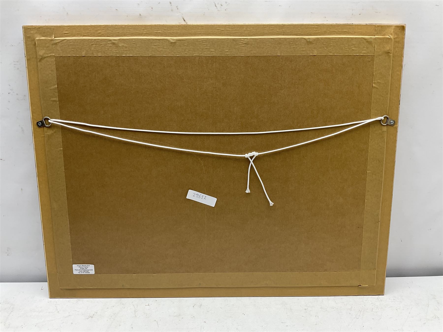 Continental School (20th century): 'A Winter's Evening', oil on board unsigned 50cm x 60cm