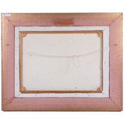 David Short (British 1940-): Ship at Sea, oil on canvas signed 43cm x 59cm