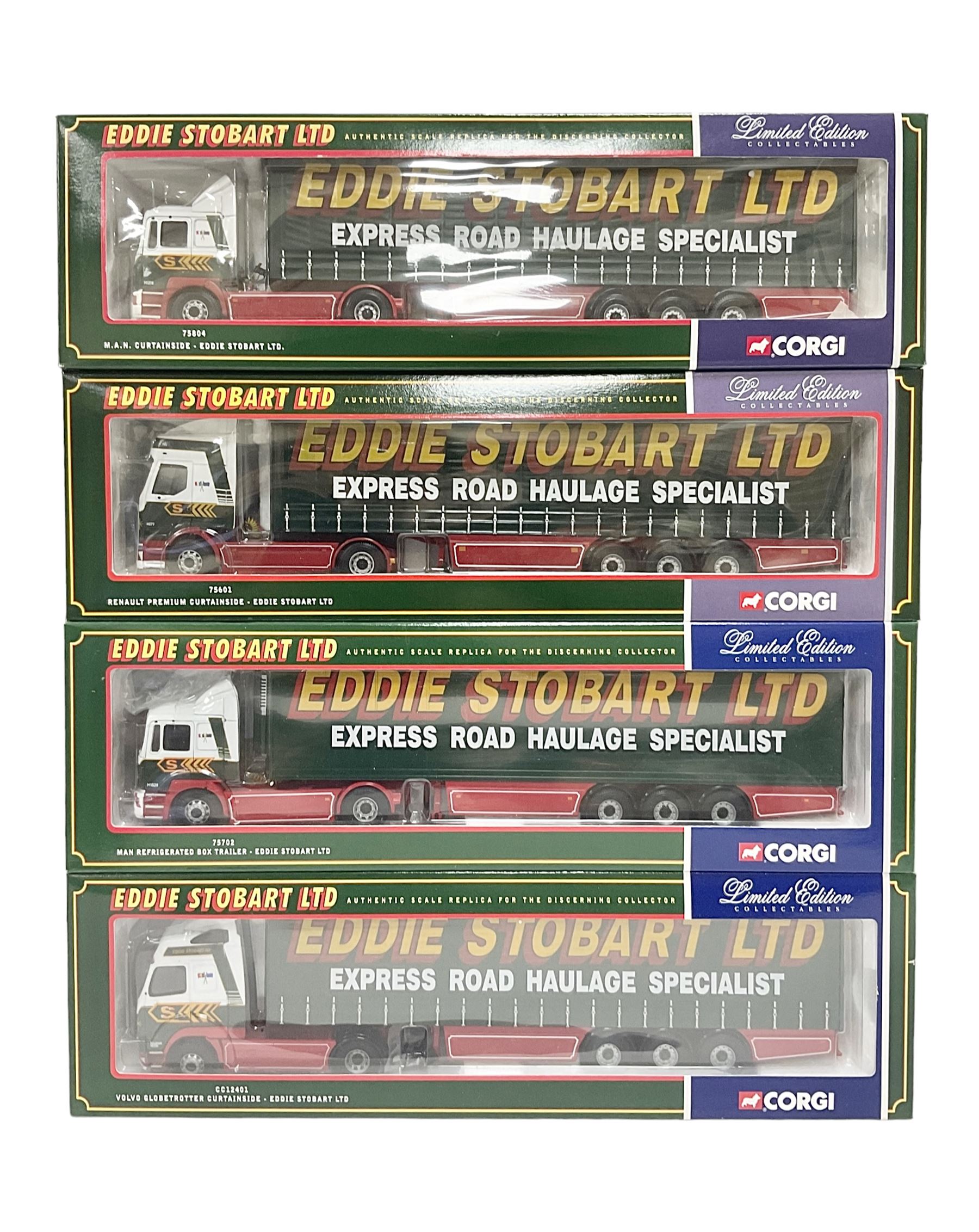 Corgi - four limited edition 1:50 scale Eddie Stobart heavy