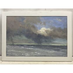 Neil Tyler (British 1945-): 'Squally Weather', oil on canvas signed, titled verso 49cm x 74cm