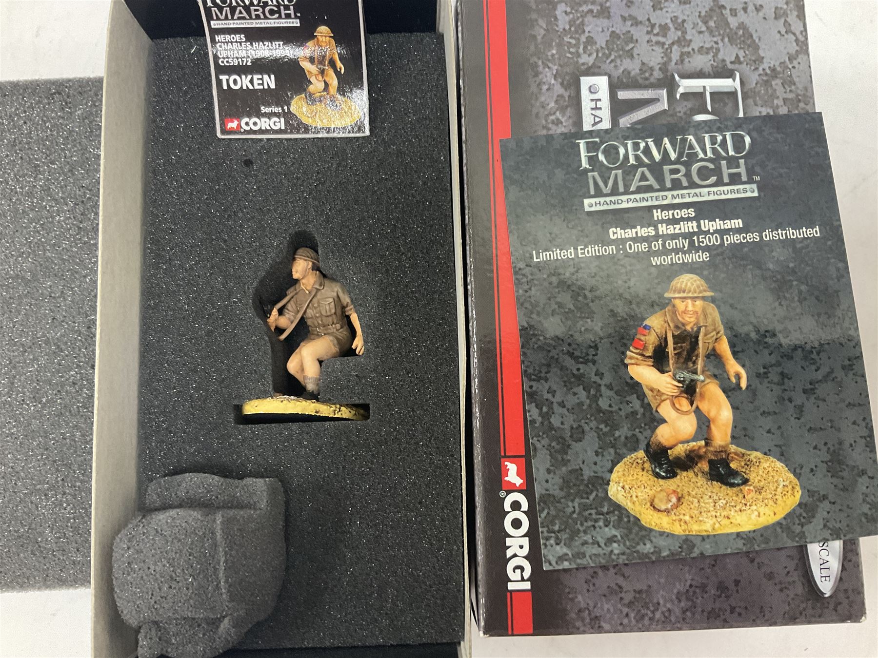 Corgi Forward March - eleven 1:32 scale military figures comprising Nos.CC59158, two x CC59172, CC59174, two x CC59180, two x CC59182, CC59183, CC59190 and CC59197; all boxed (11)