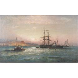 William Anslow Thornley (British fl.1858-1898): Sail and Steam 'Off Ramsgate', oil on canv...