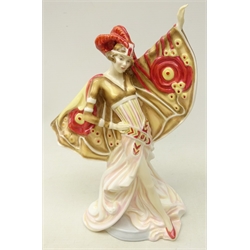 Royal Doulton Prestige limited edition figure 'Painted Lady' from the Butterfly Ladies Collection, HN 4849 no. 158/500  