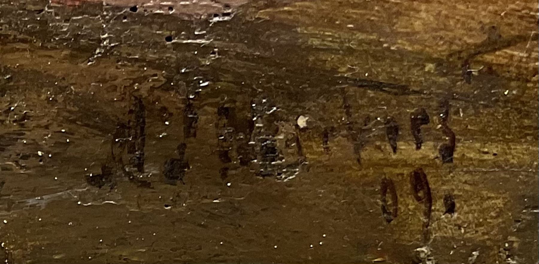 A J Vickers ?? (19th/20th century): Village Street Scenes, pair oils indistinctly signed and dated '09 one indistinctly titled 19cm x 29cm (2)