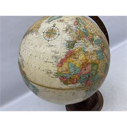 Replogle 12 Inch Diameter Globe, on wood stand, H45cm