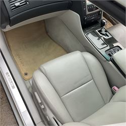 Lexus GS 450h saloon car, 3.5 SE-L, 4 door, CVT Auto
Year: 2010, September
Colour: Silver
Mileage: 50,000 approx.
Fuel: Petrol Hybrid
MOT Exp: 9th April 2025
Reg: RF60 YNV
V5: No

For sale by instruction from a local estate
Buyers Premium 10% plus VAT (12% inc.)

