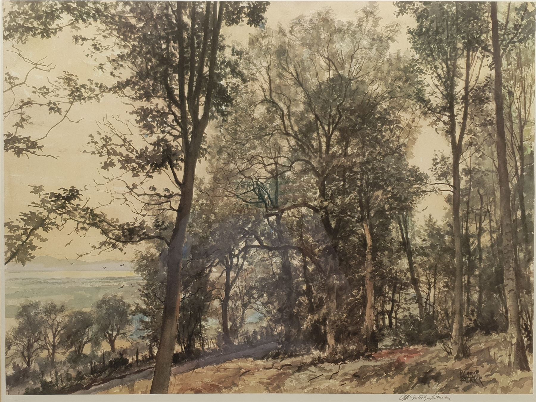 James McIntosh Patrick (Scottish 1907-1998): The Silvery Tay, colour print signed in pencil with Fine Art Trade Guild blindstamp 53cm x 70cm