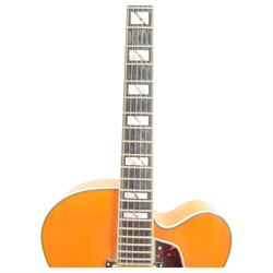 D'Angelico Excel EX1-1S11 hollow body electric guitar, serial no. KS051060055, contained within hard carry case, guitar length 112cm