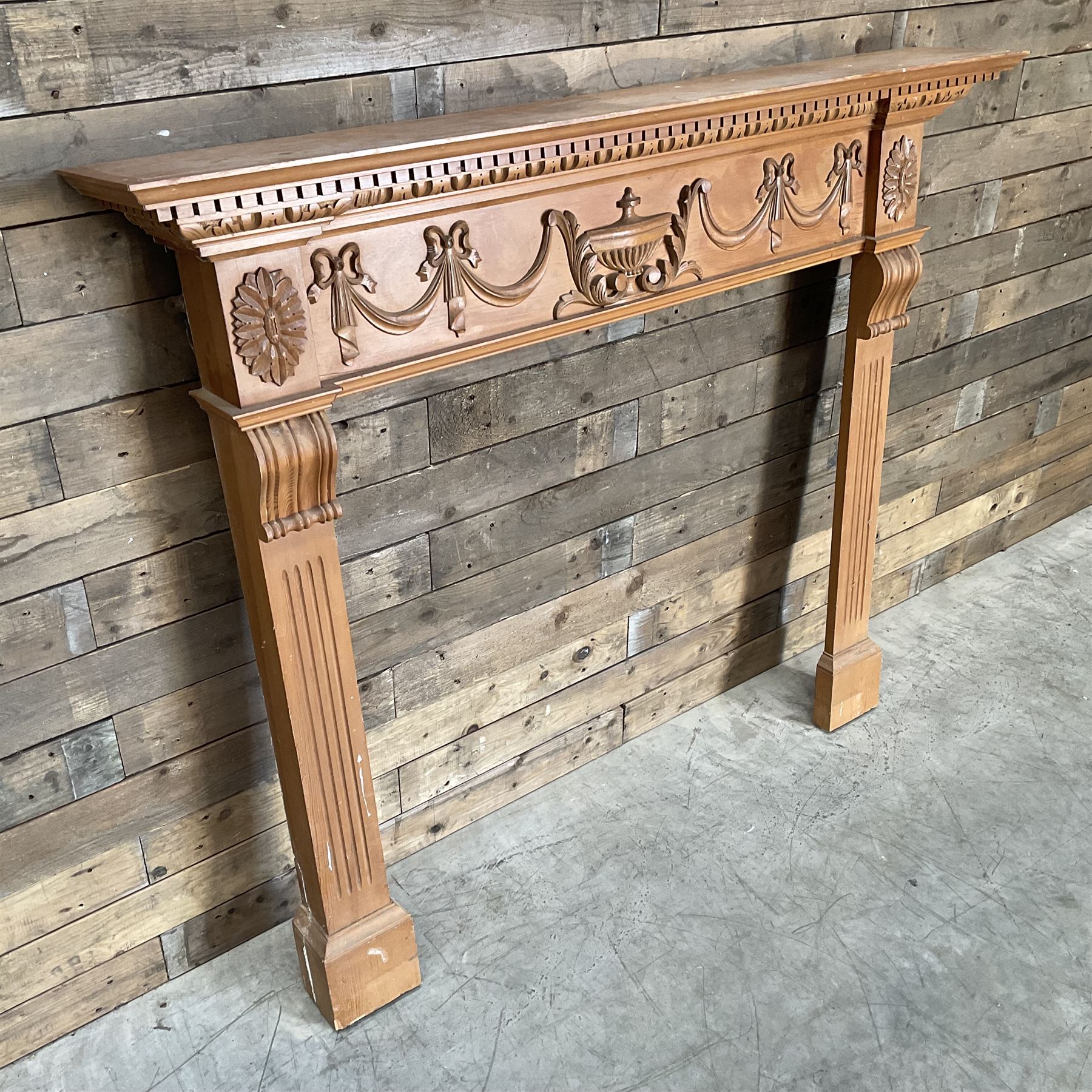 Solid pine Adams design fire surround (surround only)
