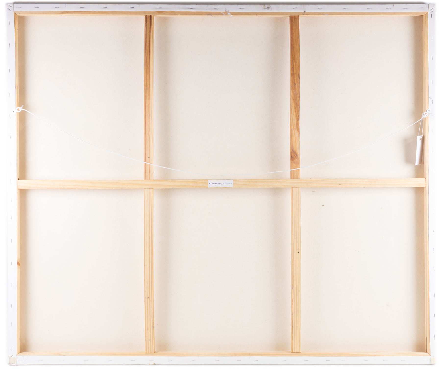 Jacquie Jones (British Contemporary 1961-): 'XL Racing Study', oil on canvas signed 100cm x 120cm 