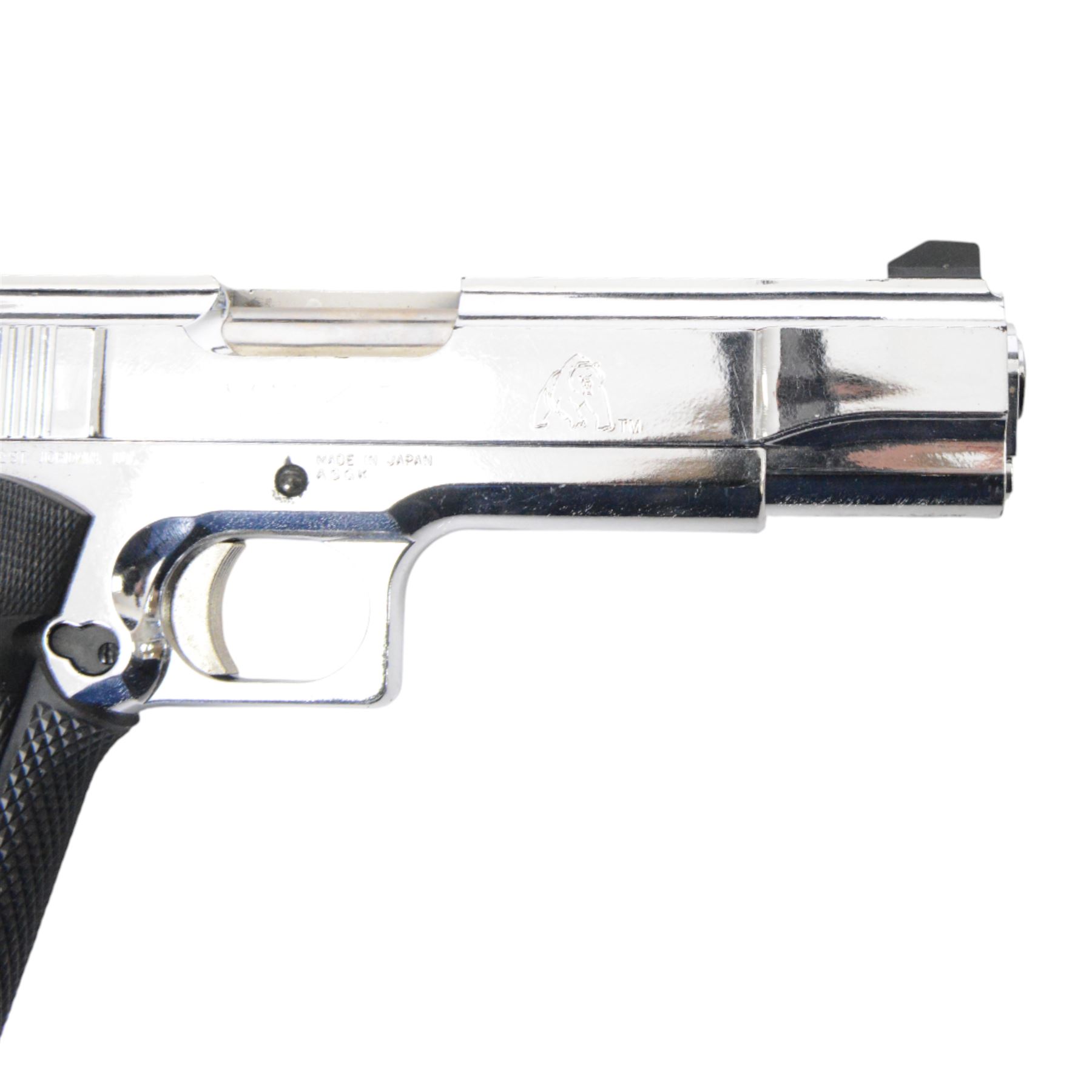 Walther CP99 air pistol, serial no J50295837,  together with Grizzly Win Mag Jr. air pistol and one other air pistol 