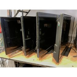 Set of four “Bush”, 32inch TV's (4)- LOT SUBJECT TO VAT ON THE HAMMER PRICE - To be collected by appointment from The Ambassador Hotel, 36-38 Esplanade, Scarborough YO11 2AY. ALL GOODS MUST BE REMOVED BY WEDNESDAY 15TH JUNE.